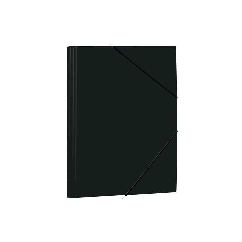 (1085P4) MARIOLA CARPETA CON GOMAS Y SOLAPAS FOLIO POLIPROPILENO 450 MICRAS NEGRO