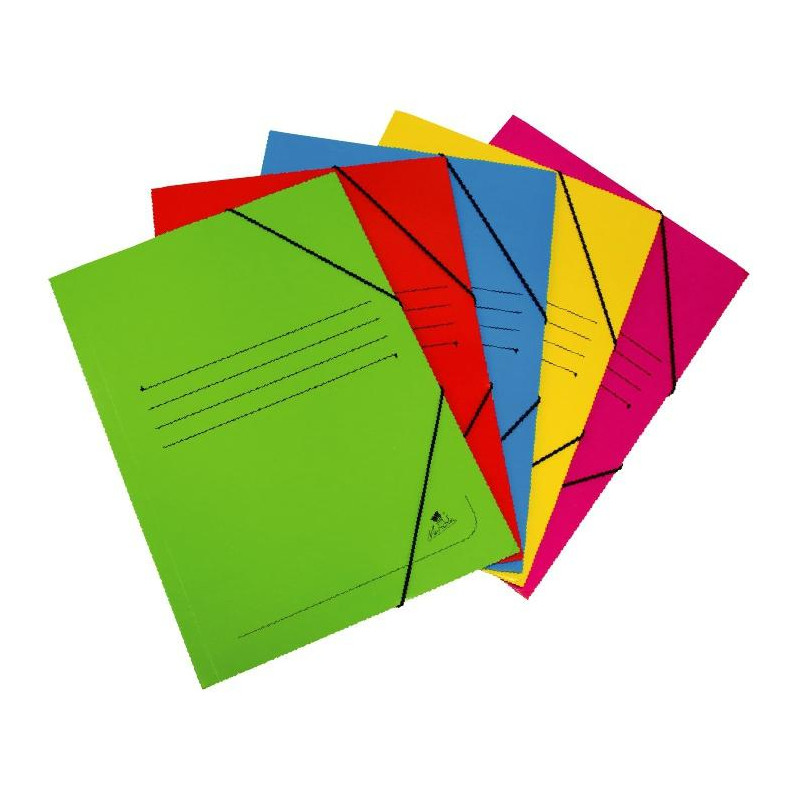 (1085RO) MARIOLA CARPETA CARTÓN 500 GR SOLAPA GOMAS FOLIO MATE ROJO -20U-