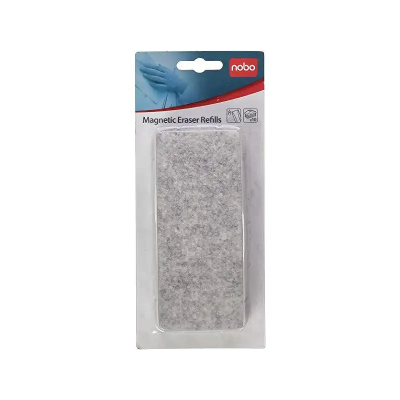 (34534497) NOBO RECAMBIO PARA BORRADOR MAGNÉTICO REF. 34533421 PACK DE 10UD