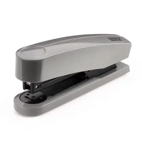 (020-1956) NOVUS GRAPADORA B2 COLORID 2.0 24/6 DIN SUPER GRIS CLÁSICO