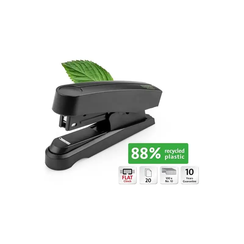 (020-1958) NOVUS GRAPADORA B10FC PROFESIONAL RE+NEW INCLUYE 200 GRAPAS NO.10 NEGRO