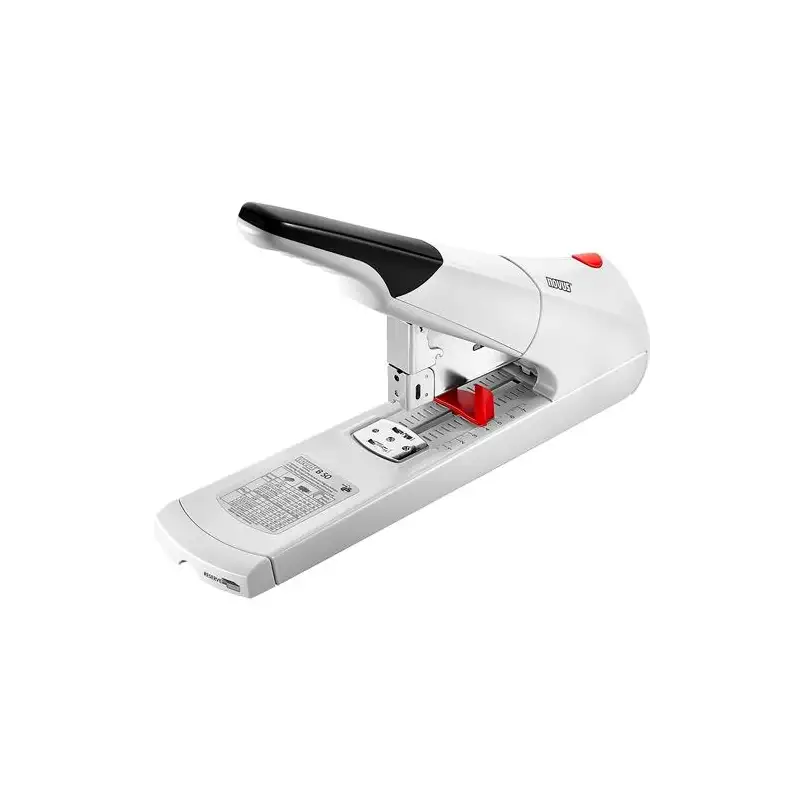 (023-0060) NOVUS GRAPADORA DE GRUESOS B50 ERGONÓMICA GRAN CAPACIDAD DE GRAPADO GRIS CLARO 140 HOJAS