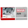 (042-0039) NOVUS GRAPAS 23/6 PARA GRAPADORAS DE GRUESOS CAJA 1000 UD