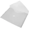 (90161) OFFICE BOX CARPETA SOBRE CIERRE C/VELCRO CLASSIC A4+ APAISADO PLÁSTICO CRISTAL TRANSLÚCIDO