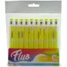 (FL153) OFFICE BOX MARCADOR FLUORESCENTE FLUO RECARGABLE AMARILLO PACK 10 UD