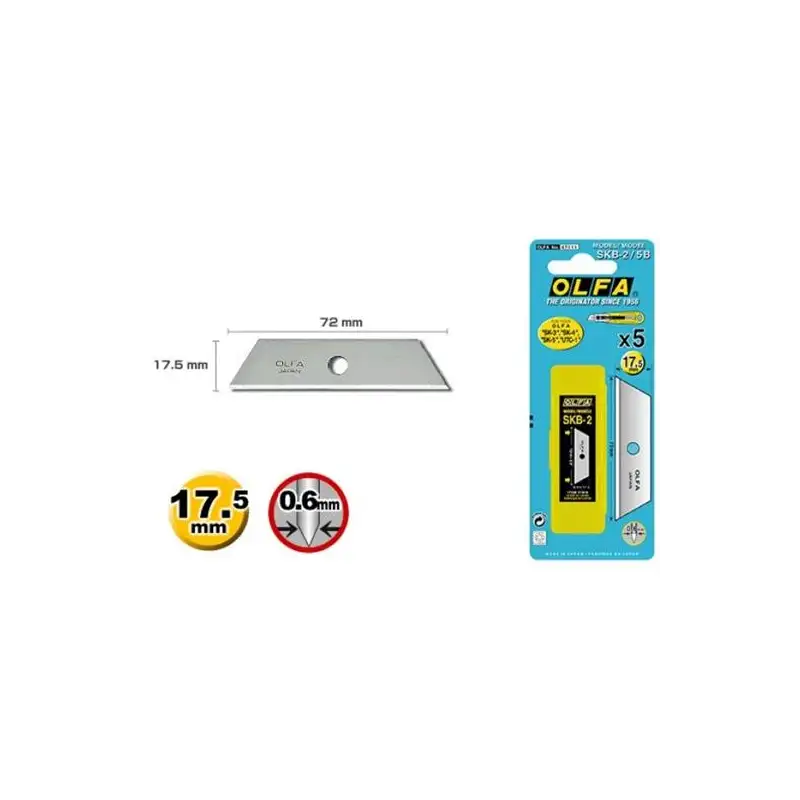 (SKB-2/5B) OLFA REPUESTOSK-4 CUTTER CORTADORES DE SEGURIDAD / CUCHILLA FRACTURABLE