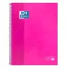 (100430270) OXFORD CUADERNO CLASSIC EUROPEANBOOK 1 WRITE&ERASE 80H A4+ 5X5MM MICROPERFORADO T/EXTRADURA FUCSIA