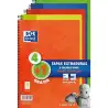 (400122761) OXFORD CUADERNO ESPIRAL WRITE&ERASE 80H FOLIO 4X4MM C/MARGEN TAPA EXTRADURA PACK 4+1 UD C/SURTIDOS VIVOS