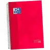 (400151480) OXFORD CUADERNO CLASSIC EUROPEANBOOK 5 MICROPERFORADO 120H (50% GRATIS) A4+ 5X5 TAPA EXTRADURA ROJO