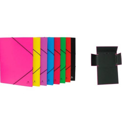 (4786RO) MARIOLA CARPETA C/GOMAS SOLAPAS S.MÉRIDA 34X26CM CARTÓN FORRADO PLASTIFICADO ROJO