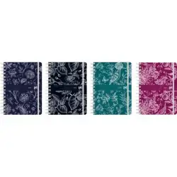 (400201732) OXFORD AGENDA ANUAL ROMANCE ESPIRAL A5 320H DP C/SURTIDOS 2026