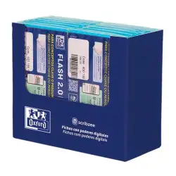 (400206783) OXFORD FLASHCARDS 2.0 PAQUETE A7 30 FICHAS 1 LÍNEA TURQUESA