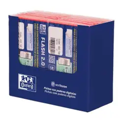 (400206785) OXFORD FLASHCARDS 2.0 PAQUETE A7 30 FICHAS 1 LÍNEA ROJO