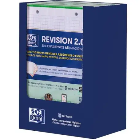 (400206787) OXFORD FLASHCARDS 2.0 PAQUETE A5 2T 30 FICHAS 5X5 VERDE