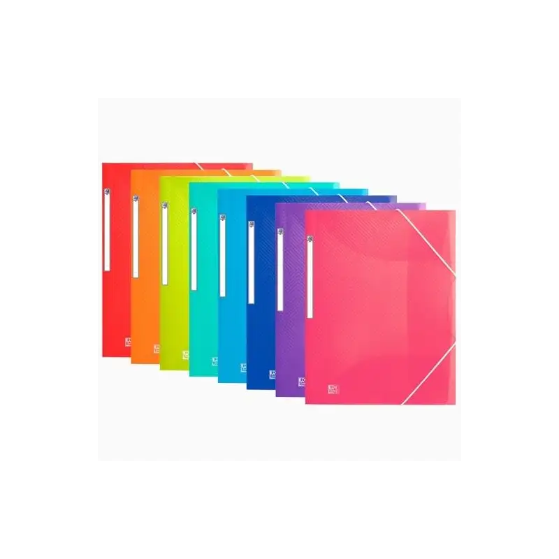 (400161815) OXFORD CARPETA DE GOMAS URBAN PP TRASLÚCIDO A3+ C/ SOLAPAS COLORES SURTIDOS