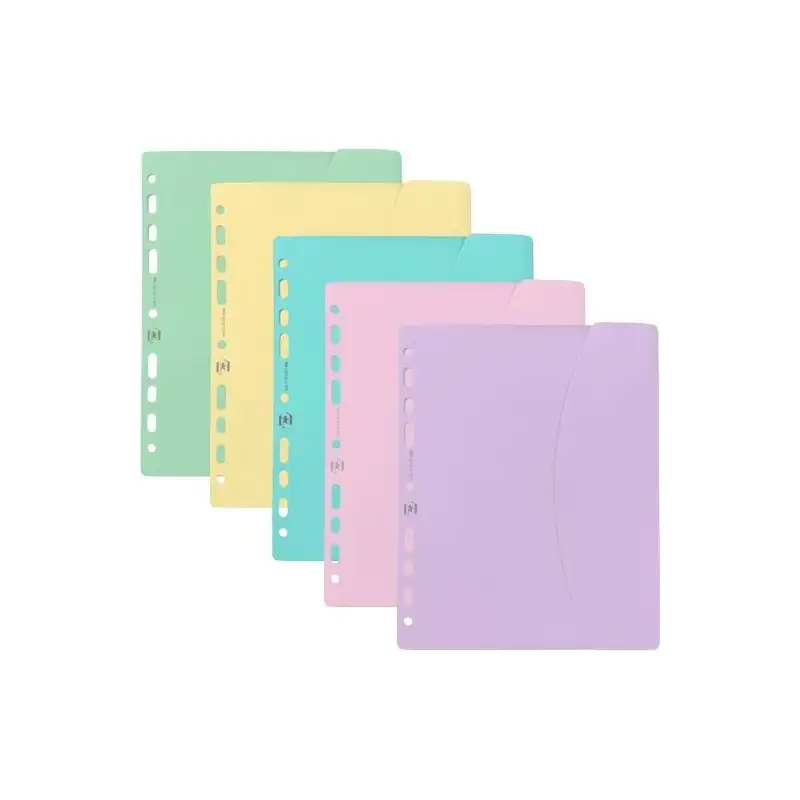 (400185545) OXFORD SOBRE MULTITALADRO CON VELCRO LIVE&GO A4+ PLÁSTICO FLEXIBLE OPACO C/SURTIDOS PASTEL
