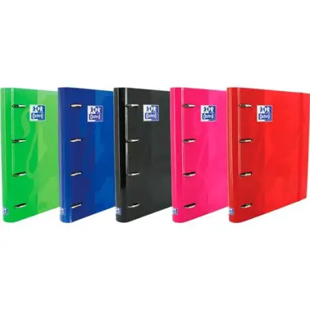 (400194658) OXFORD PACK EUROPEANBINDER CLASSIC TE A4+ 5X5 + REC 80H + SEPARADORES 5P CARTÓN C/SURTIDOS