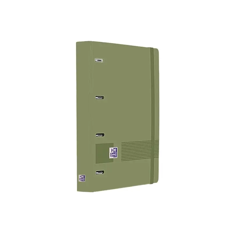 (400195520) OXFORD EUROPEANBINDER LIVE&GO CARPETA ANILLAS 4X35 A4+ C/RECAMBIO 5X5 WRITE&ERASE POLYFOAM VERDE SAFARI