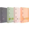 (400195804) OXFORD EUROPEANBINDER BOREAL CARPETA 4 ANILLAS 4X35 A4+ C/RECAMBIO 5X5 T/PLÁSTICO ATERCIOPELADO C/SURTIDOS