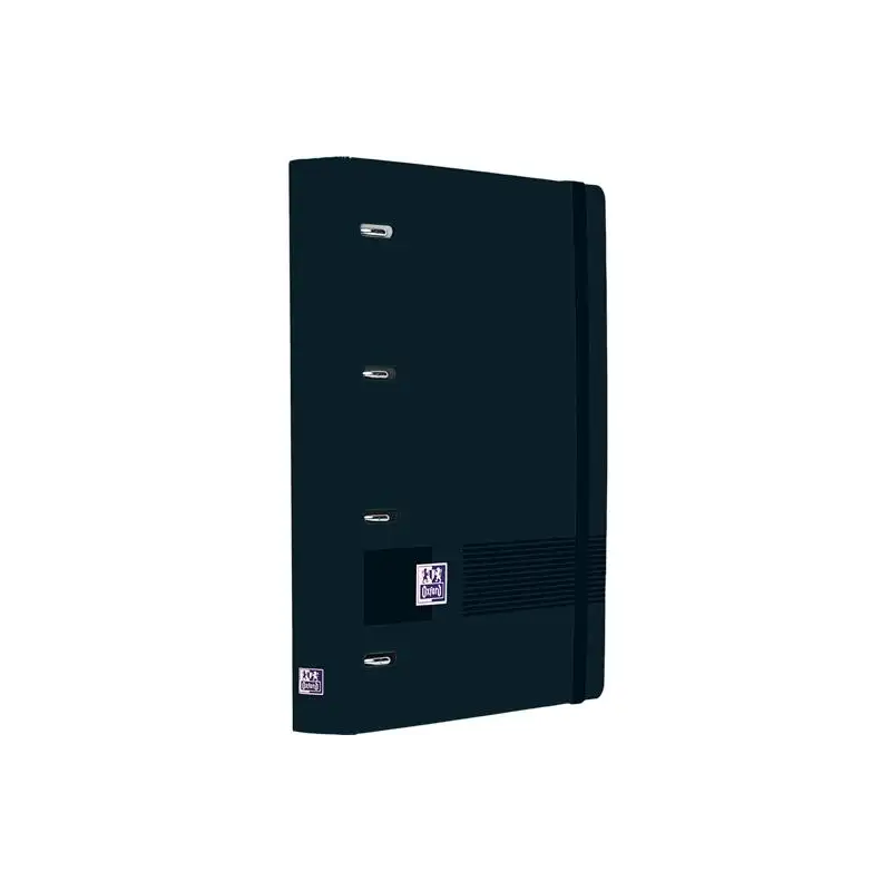 (400198250) OXFORD EUROPEANBINDER LIVE&GO CARPETA ANILLAS 4X35 A4+ C/RECAMBIO 1 LÍNEA WRITE&ERASE POLYFOAM NEGRO