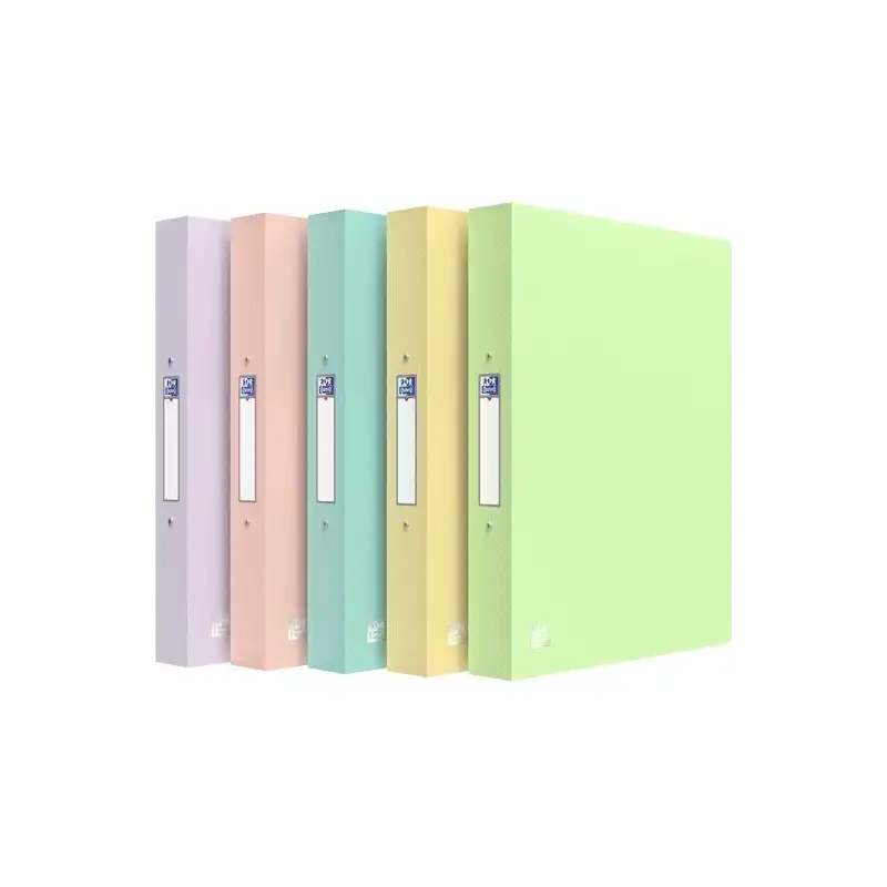 (400205732) OXFORD CARPETA DE ANILLAS 2X30 URBAN A4 LOMO 40MM PP TRANSLÚCIDO C/SURTIDOS PASTEL