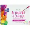 (400148238) OXFORD BLOC PINTURA ACUARELA Y TÉMPERA 10H 300GR ESPIRAL A4+ LISO BLANCO