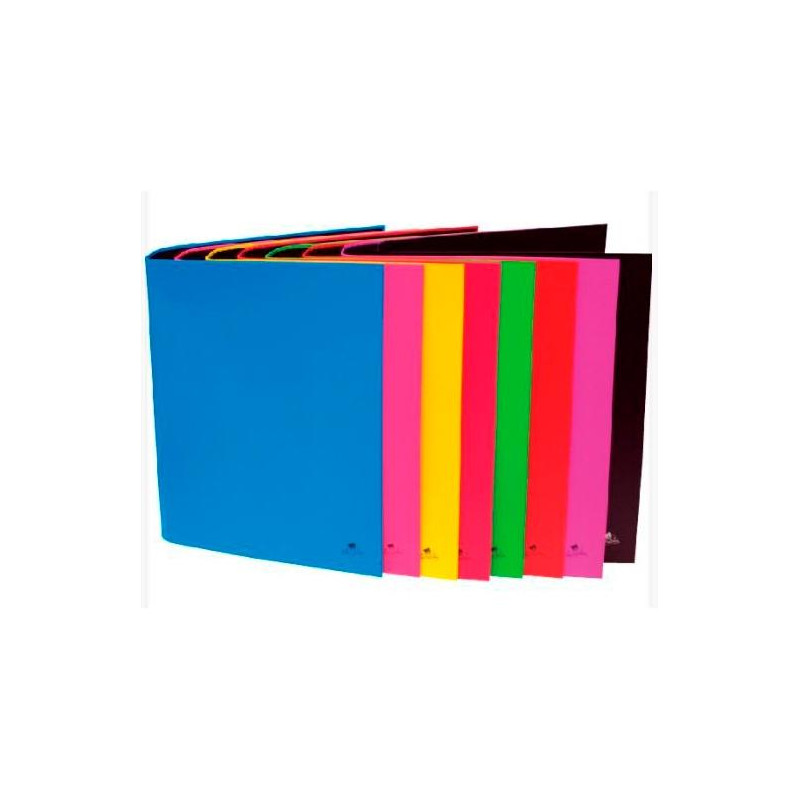 (284FP) MARIOLA CARPETA ANILLAS 4 X 25MM FOLIO CARTÓN FORRADO PLASTIFICADO MATE C/SURTIDOS