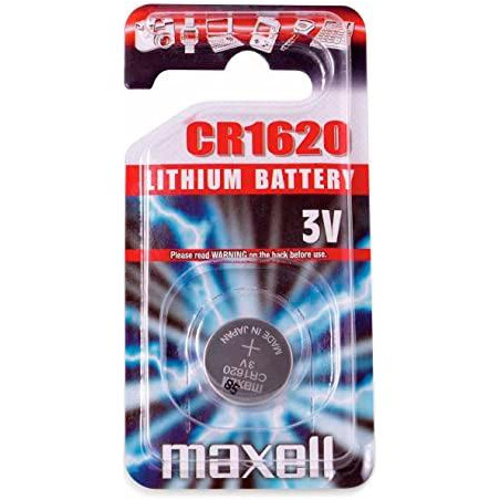 (CR1620-B1 MXB) MAXELL PILAS PLANAS DE LITIO 3V - CR1620 BLISTER 1 UNIDAD