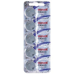 (CR2032 E-B5 MXL) MAXELL PILAS PLANAS DE LITIO 3V - CR2032 -PACK 5-