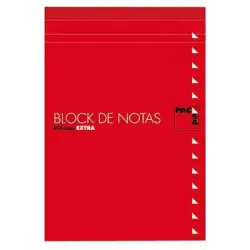 (18902) PACSA BLOC NOTAS 80H TREPADAS FOLIO LISO CON TAPA -10U-