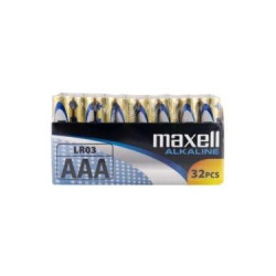 (LR03-32PK PACK SHRIN) MAXELL PILAS ALCALINAS AAA - LR03- PACK 32 UDS