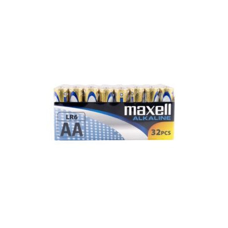 (LR06-32PK PACK SHRIN) MAXELL PILAS ALCALINAS AA - LR06- PACK 32 UDS