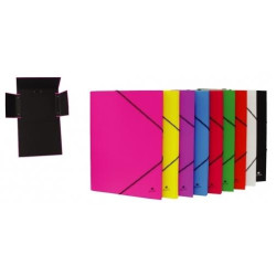 (4786SU) MARIOLA CARPETA CON GOMAS 3 SOLAPAS FOLIO CARTÓN FORRADO PLASTIFICADO SURTIDOS