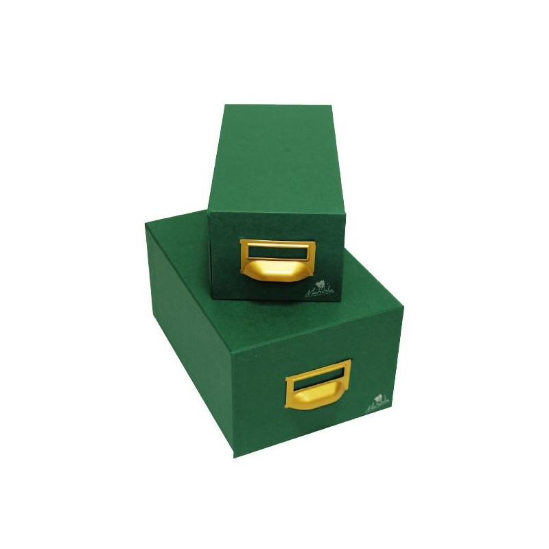 (5-500) MARIOLA FICHERO CARTÓN FORRADO GELTEX 500 FICHAS DE 250X190 VERDE