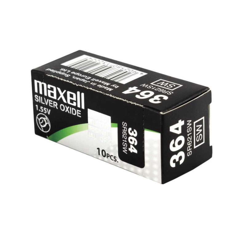 (SR0621SW MXL) MAXELL MICRO PILAS PLANAS ÓXIDO DE PLATA 1