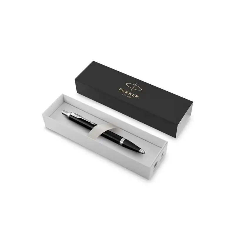 (1931665) PARKER BOLÍGRAFO IM BLACK CHROME TRIM BALLPOINT PUNTA MEDIA TINTA AZUL