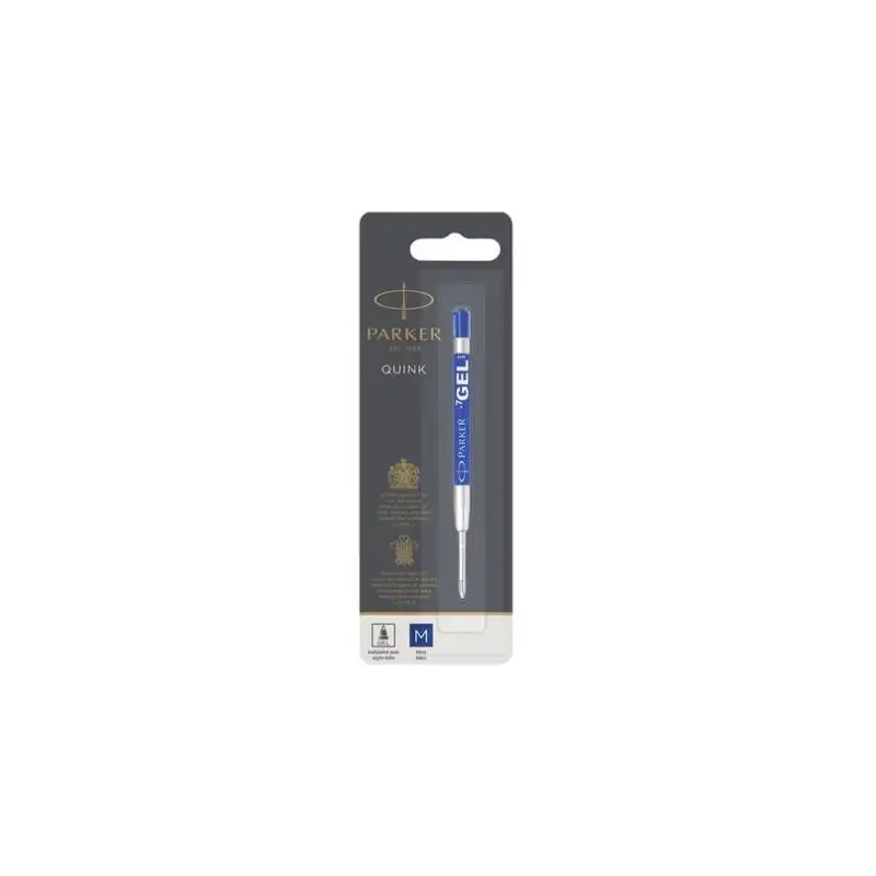 (1950346) PARKER RECAMBIO BOLIGRAFO QUINK FLOW GEL AZUL PUNTA MEDIA BLISTER
