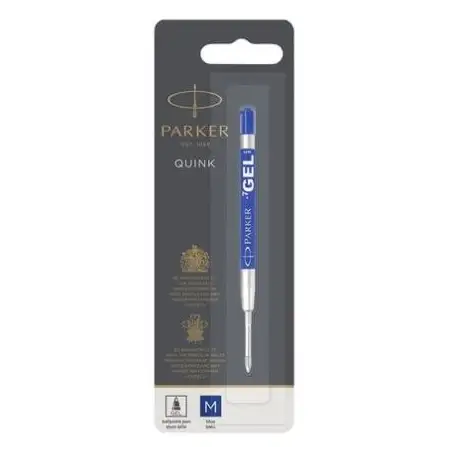 (1950346) PARKER RECAMBIO BOLIGRAFO QUINK FLOW GEL AZUL PUNTA MEDIA BLISTER