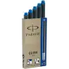 (1950384) PARKER RECAMBIO PARA PLUMA QUINK INK CARTUCHO PACK 5 UD AZUL