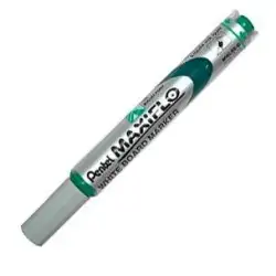 (MWL5S-Pentel-D) PENTEL MARCADOR PIZARRA BLANCA MAXIFLO MWL-5S VERDE CAJA 12 UD