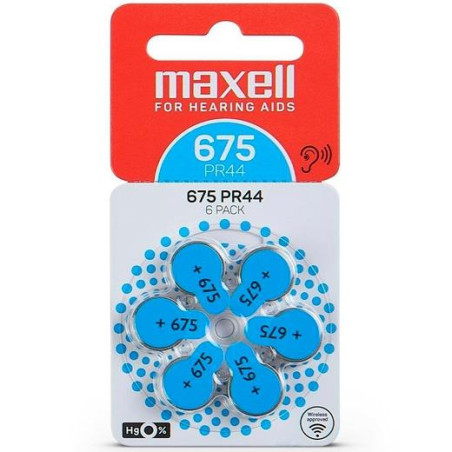(791420) MAXELL BATERIAS DE AIRE DE ZINC 1