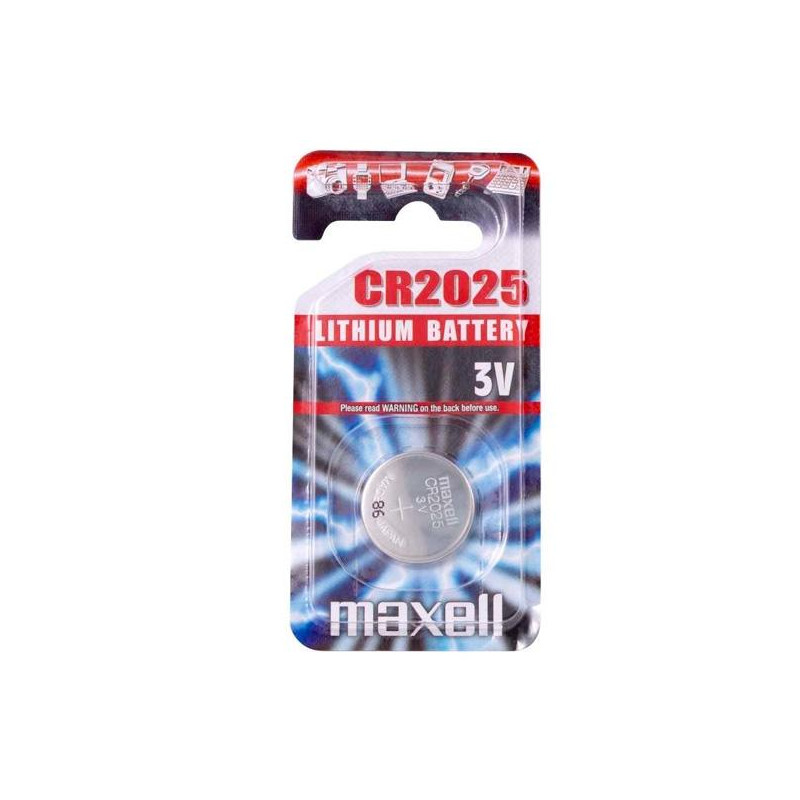 (CR2025-B1 MXL) MAXELL PILAS PLANAS DE LITIO 3V - CR2025