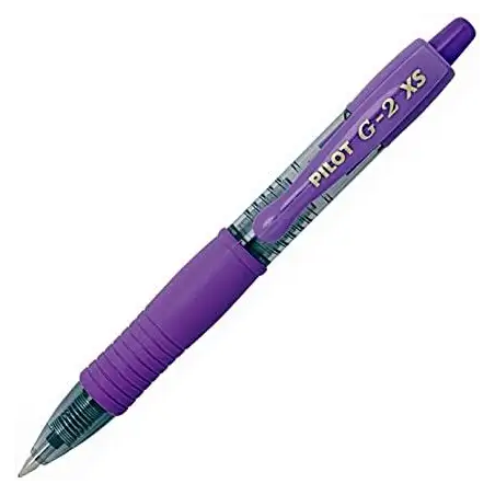 (BL-G2-XS-7-V) PILOT ROLLER TINTA DE GEL G2 PIXIE XS RETRÁCTIL 0.7 VIOLETA