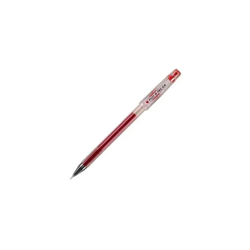(BL-GC4-R) PILOT ROLLER TINTA DE GEL G-TEC-C4 ROJO