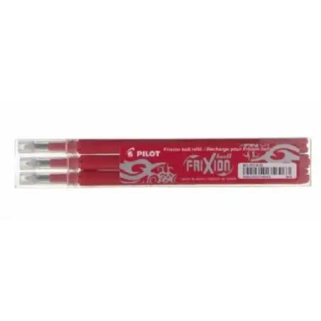 (BLS-FR7-R-S3) PILOT RECAMBIO BOLÍGRAFO FRIXION 0.7 ROJO PACK 3 UD