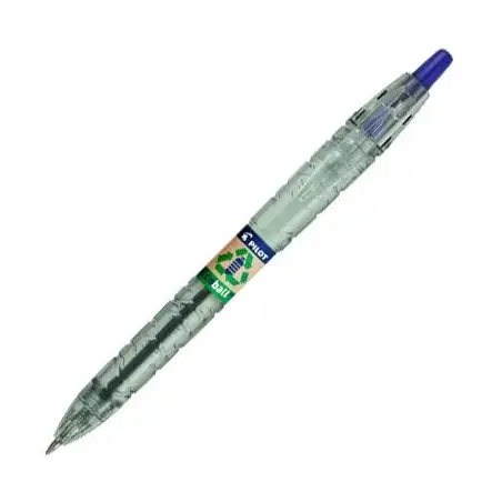 (BP-B2PEB-M-L-BG) PILOT BOLÍGRAFO ECOBALL PLÁSTICO RECICLADO 1.0MM RECARGABLE AZUL