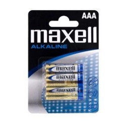 (LR03-B4 GD MXL) MAXELL PILAS ALCALINAS AAA - LR03- PACK 4 UDS