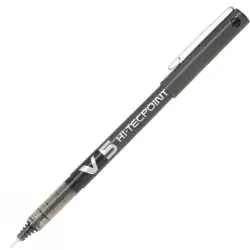 (BX-V5-B) PILOT ROLLER TINTA LÍQUIDA V-5 HI-TECPOINT NEGRO