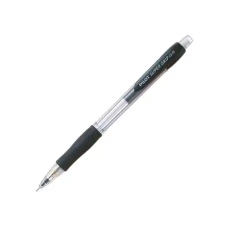 (H-185-SL-B) PILOT PORTAMINAS H-185 SUPERGRIP 0.5 CON GOMA NEGRO