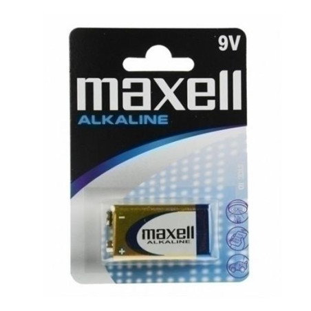 (LR09-B1 MXL) MAXELL PILAS ALCALINAS DE 9V - 6LR61- PACK 1 UD